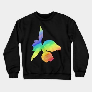 Bright rainbow flower Crewneck Sweatshirt